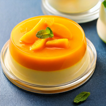 kesar mango recipes, Kesar mango panna cotta