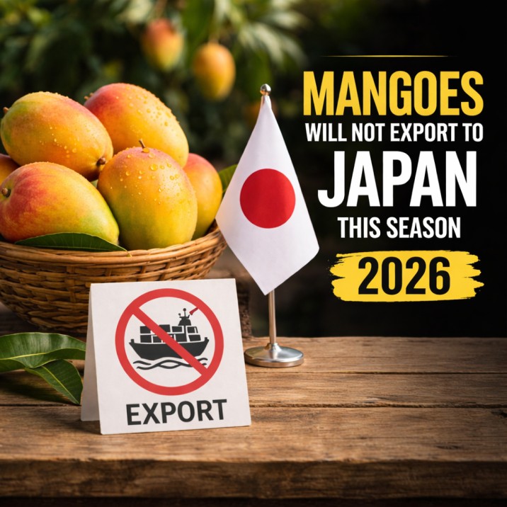 Indian mango export ban Japan 2026