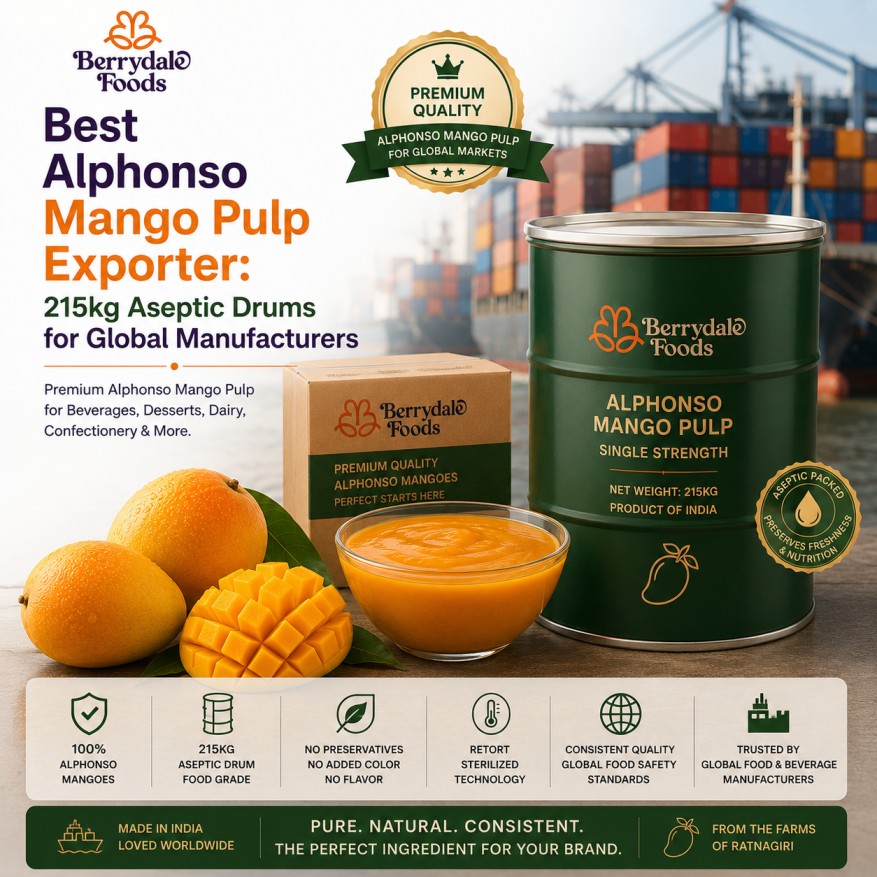alphonso mango pulp exporter