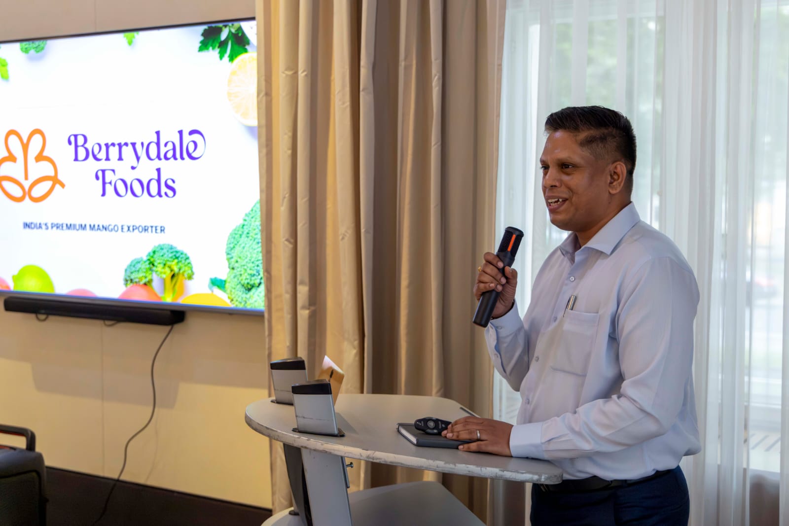 Berrydale Foods mango tasting Vienna 2025