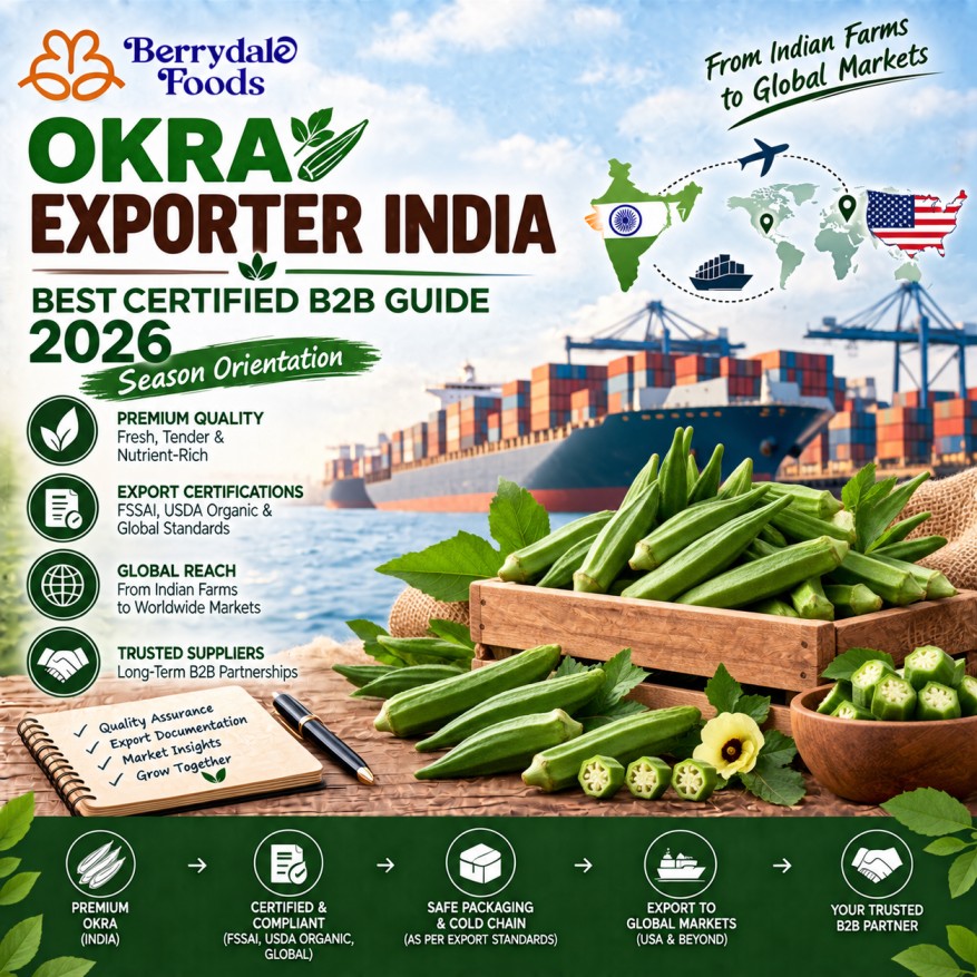 okra exporter india